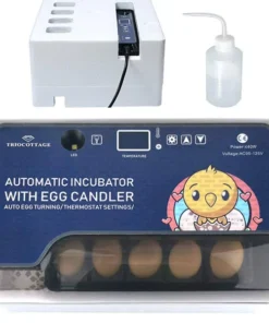Egg Incubators with Automatic Egg Turning Turner for Hatching Eggs with Egg Candler